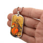 Saint Catherine of Alexandria Dog Tag military pendant necklace