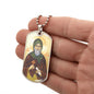 Saint Finnian of Clonard Dog Tag military pendant necklace
