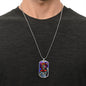 Saint Columba of Iona Dog Tag military pendant necklace