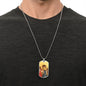 Archangel Barachiel Dog Tag military pendant necklace