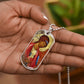 Archangel Michael Rublev dog tag necklace