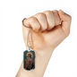 Dog Headed Saint Christopher  Military Dog Tag pendant necklace