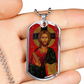 Jesus Christ Pantocrator dog tag necklace