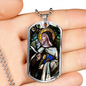 Saint Theresa of Avila Dog Tag military pendant necklace