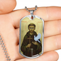 St Francis of Assisi Dog Tag necklace