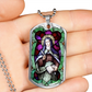 St Teresa of Avila dog tag necklace