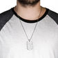Lord's Prayer Our Father Prayer Curch Slavonic Dog Tag pendant necklace