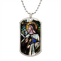 Saint Theresa of Avila Dog Tag military pendant necklace