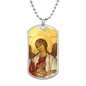 Archangel Jegudiel Dog Tag military pendant necklace