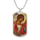 Archangel Michael Rublev dog tag necklace