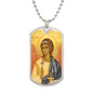 Guardian Angel  Dog Tag  necklace