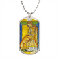 Saint Margaret of Scotland Dog Tag military pendant necklace