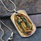 Our Lady of Guadalupe dog tag necklace