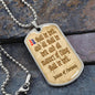 All shall be well, Julian Divine Love, Divine Love Quote, Baptism Gift Girl, Personalised Gift, Godparent Gift, Military Dog Tag Necklace