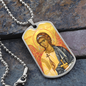 Guardian Angel  Dog Tag  necklace