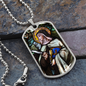 Saint Theresa of Avila Dog Tag military pendant necklace