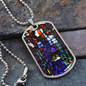 Saint Abigail Dog Tag necklace 1