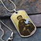 St Francis of Assisi Dog Tag necklace
