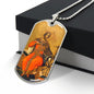 Saint Catherine of Alexandria Dog Tag military pendant necklace