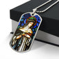 Saint Catherine of Siena Dog Tag military pendant necklace