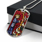 Saint Francis of Assisi Patrron of Animals Dog Tag pendant necklace