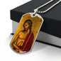 Jesus Christ The Bridegroom Dog Tag military pendant necklace