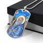 Saint Benedict of Nursia Dog Tag military pendant necklace