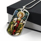 Archangel Gabriel Dog Tag necklace