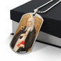 Saint Catherine of Siena Dog Tag military pendant necklace