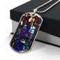 Saint Abigail Dog Tag necklace 1
