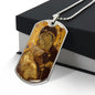 Virgin Mary Eleusa Vladimir Dog Tag military necklace