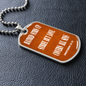 Hatred stirs up strife but love covers all sins. Proverbs 10:12. Dog Tag military pendant necklace, military ball chain