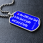 For the Lord your God is the God of gods and Lord of Lords, Deuteronomy 10:17, dog tag military pendant necklace