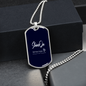 Template Dog Tag necklace
