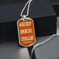 Hatred stirs up strife but love covers all sins. Proverbs 10:12. Dog Tag military pendant necklace, military ball chain