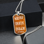 Hatred stirs up strife but love covers all sins. Proverbs 10:12. Dog Tag military pendant necklace, military ball chain