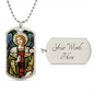 Archangel Gabriel Dog Tag necklace