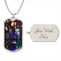 Saint Abigail Dog Tag necklace 1