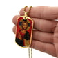 Jesus Christ Pantocrator dog tag necklace