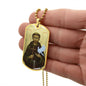 St Francis of Assisi Dog Tag necklace