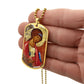 Archangel Michael Rublev dog tag necklace