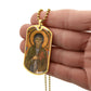 St Clare of Assisi dog tag necklace