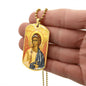 Guardian Angel  Dog Tag  necklace
