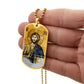 Jesus Christ Pantocrator of Saint Sophia dog tag necklace