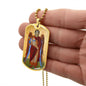 Archangel Michael Dog Tag necklace