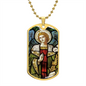 Archangel Gabriel Dog Tag necklace