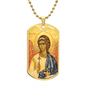 Guardian Angel  Dog Tag  necklace