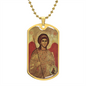 Archangel Michael miltary necklace