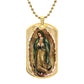 Our Lady of Guadalupe dog tag necklace