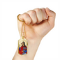 Saint Christopher Dog Head dog tag military necklace